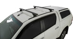 Vortex RCH Trackmount Black 2 Bar Roof Rack - Toyota Hilux 2015+