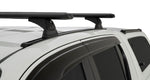 Vortex RCH Trackmount Black 2 Bar Roof Rack - Toyota Hilux 2015+