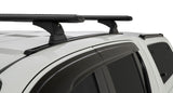 Vortex RCH Trackmount Black 2 Bar Roof Rack - Toyota Hilux 2015+