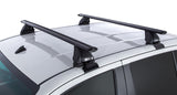 Vortex 2500 Black 2 Bar Roof Rack - Clamp Mount - Toyota Hilux 2015+